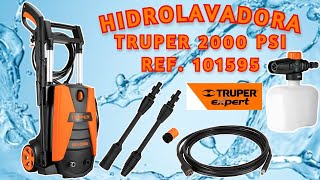 Hidrolavadora Eléctrica Truper 2000 Psi 2000 W 26 HP Con Jabonera  101595  HILA2000 [upl. by Dagall]