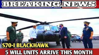 Philippines will recievev5 units of S70i blackhawk helicopter this month december [upl. by Serrell]