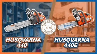 Husqvarna 440 vs 440E Unveiling the Best Chainsaw for Home Use [upl. by Eniad]