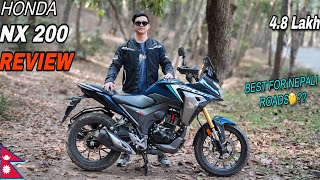 Honda Nx 200 Review Best Bike For Nepali Roads amp Nepali People Under 5 Lakh🤔  Price [upl. by Grethel401]