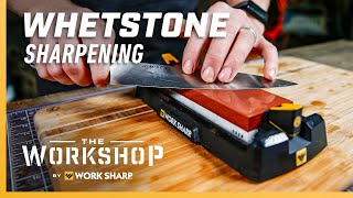 How To Sharpen a Knife with a Whetstone  Kitchen Knife Sharpening [upl. by Cedric628]