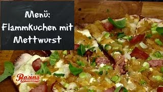 Rosins Restaurants  Rosins Rezept Flammkuchen mit Mettwurst  kabel eins [upl. by Angelique995]