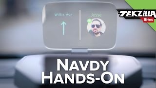 Navdy HandsOn The Car Dashboard Of The Future [upl. by Avaria579]