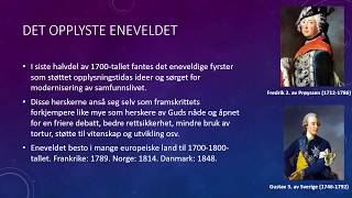 Enevelde og opplysningstid Europa på 16001700tallet [upl. by Nylireg]