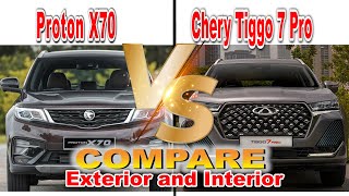 Chery Tiggo 7Pro vs Proton X70 [upl. by Mariko]