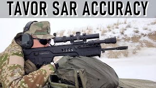 IWI Tavor SAR Accuracy Precision Test [upl. by Mattheus]