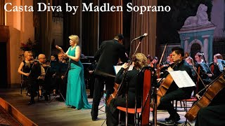 Casta Diva from opera quotNormaquot by Vincenzo Bellini Sings Madlen Soprano with orchestra quotSerenataquot [upl. by Jeremie]