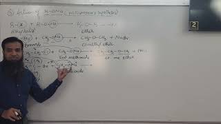 Action of Sodium Alkoxide Williamsons synthesis Chemical properties  Haloalkanes  Chemistry [upl. by Vivianna]