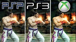 Tekken 6 2007 PSP vs PS3 vs XBOX 360 Which One is Better [upl. by Adarbil393]