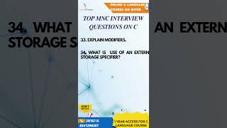 Top C Interview Questions part9 XpertChamps Insights skillstruct [upl. by Garrison921]