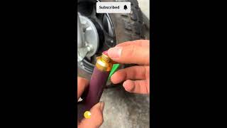 See the best solution for repairing a motorcycle tire shortsvideo tools diy hd [upl. by Erline]