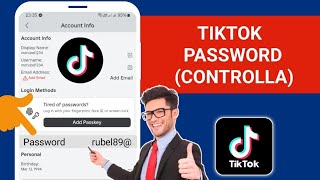 Come controllare la mia password di TikTok  Come vedere la password di TikTok [upl. by Vasti]