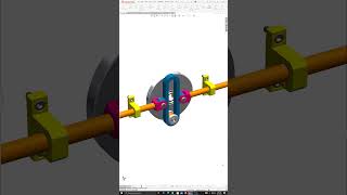 Reciprocating Motion solidworks mechanical engineering [upl. by Esirahs93]