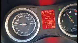 Alfa Brera 20 jtdm Stage 1 Dpf and Egr ON 0120kmh acceleration [upl. by Meid]