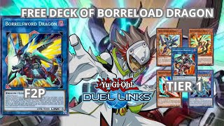 F2P DECK  BORRELOAD LINK  REACH KOG BY THIS TIER 1  YuGiOh Duel Links [upl. by Pacificia]