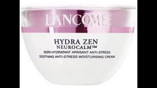 Lancome Hydra Zen Neurocalm Soothing Anti Stress Moisturising Cream [upl. by Ennyl]