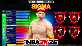 FIRST EVER quotSIGMAquot BUILD IN NBA 2K25 [upl. by Killion224]