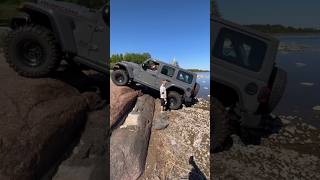 Jeep wrangler JLU offroading automobile jeeplove jeepwave offroad jeep offroad4x4 [upl. by Lingwood]