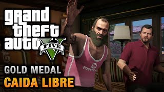 GTA 5  Mission 45  Caida Libre 100 Gold Medal Walkthrough [upl. by Aderb]