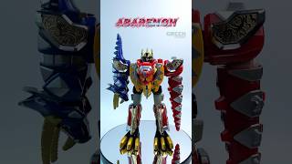 DX Abarenoh  Thundersaurus Megazord  Bakuryuu Abaranger  Dino Thunder supersentai powerrangers [upl. by Dnomaid]