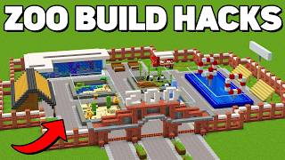 Minecraft 20 Zoo Build Hacks amp Ideas [upl. by Nations105]