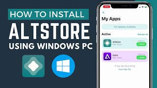 Install AltStore on iPhoneiPad using Windows PC [upl. by Hpeosj]