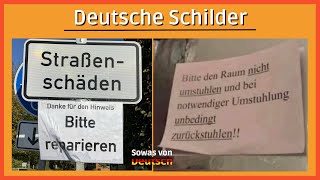 Wenn Deutsche Schilder schreiben 1 [upl. by Blanche]