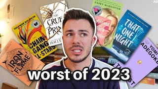 the WORST books i read in 2023 of the 200 i read [upl. by Laryssa]