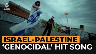 Israeli prowar song condemned as ‘genocidal’ tops the chart [upl. by Oiled]