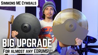 Testing out the new Simmons MC13 MC16 and MC18 cymbals [upl. by Ynittirb]