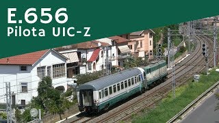 E656 con Pilota UICZ in transito a Monterotondo [upl. by Nyladam]