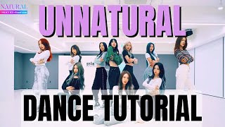 WJSN UNNATURAL Dance Practice Mirror Tutorial SLOWED [upl. by Amorette69]