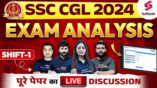 SSC CGL Analysis 2024  SSC CGL Shift 1 10 September Paper Analysis  SSC CGL Review 2024 [upl. by Autry]