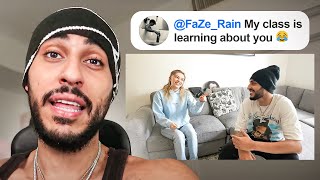 “FaZe Rain vs Grace” TAUGHT AT SCHOOL [upl. by Alvera]