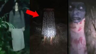 HANTU MANANGGAL DAN DI HADANG POCONG DI JALAN  5 PENAMPAKAN HANTU TERSERAM DAN TERJELAS [upl. by Runkel]