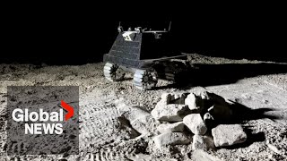 1st Canadian lunar rover goes on test run [upl. by Ab]