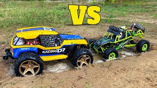 Wltoys D7 Racing vs Wltoys 12427  Remote Control Car  RC Car 4x4 [upl. by Enilarak]