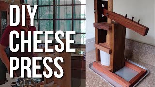 DIY Dutch Cheese Press Project  How To Make Your Own Cheese Press [upl. by Ennovahs]