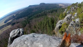 Mit Hunden über den Rauenstein in der Sächsischen Schweiz [upl. by Federico]