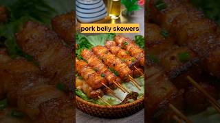 Air fryer grilled pork 🤤 food pork porkbelly [upl. by Lindholm828]