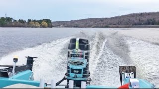 1964 Mercury 1000  100HP Outboard on 1969 Sea Ray [upl. by Eilatam]