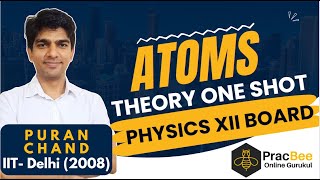 Atoms Atoms and Nuclei unit  Class 12 One Shot Chapter 12 CBSE 2024  Puran Sir  IIT Delhi [upl. by Marek]