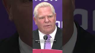 quotWant to come to Canada Get along with everyonequotDoug Ford tells suspects of Jewish school shooting [upl. by Elbam]