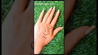 M❤B mehndi design mehndi cutemehndidesign henna hennadesign shortvideo2024 [upl. by Karylin]