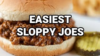 Best Sloppy Joes  only 4 ingredients [upl. by Llednov552]