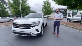 2021 Volkswagen Atlas Cross Sport SE w Technology walk around video [upl. by Suellen]