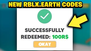 ALL NEW RBLXEARTH PROMOCODES FEBRUARY 2024 [upl. by Hartnett770]