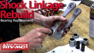 Motorcycle Shock Linkage Rebuild amp Bearing Replacement [upl. by Todd]