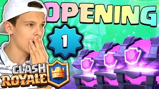 CHEST OPENING AUF LEVEL 1 ACCOUNT • Clash Royale Deutsch [upl. by Steffie872]