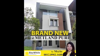 RUMAH MINIMALIS BRAND NEW DI METLAND PURI by MEYKE  RAY WHITE PURI BOTANICAL  081289821688 [upl. by Azzil]